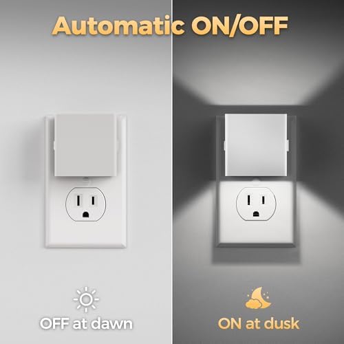 DORESshop Night Lights Plug into Wall, Plug in Night Light, Daylight White - Image 3