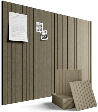 Fluxynara 48" x 36" Large Felt Bulletin Board，Olive Brown by FLUXYNARA