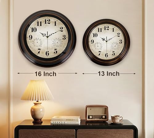 13 Inch Vintage Wall Clock - Image 5