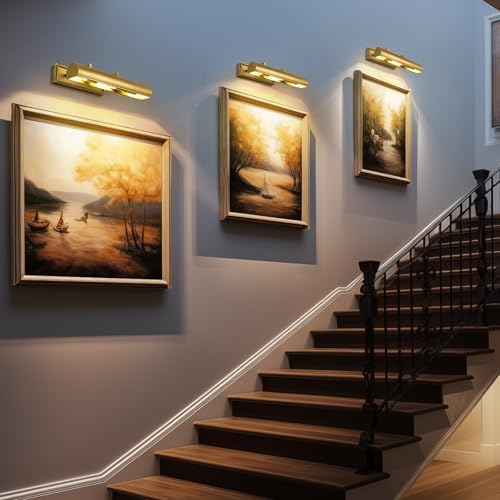 24in Modern Brass Picture Lights - Image 5