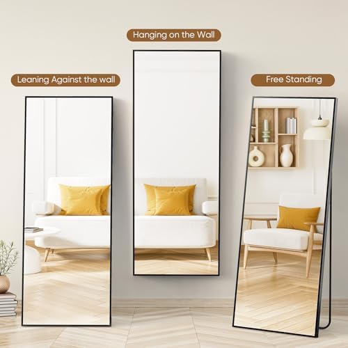 NEWBULIG Full Length Floor Mirror 65"x24", Body Standing Mirror - Image 5