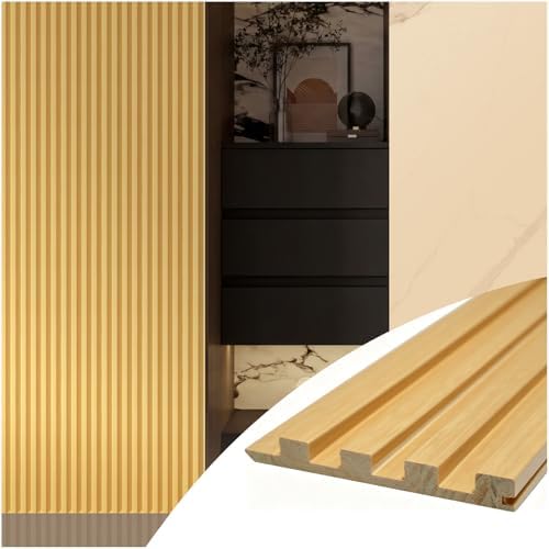 Slat Wall Panel 4-Pack, 118’’x5.7’’ by Unknown