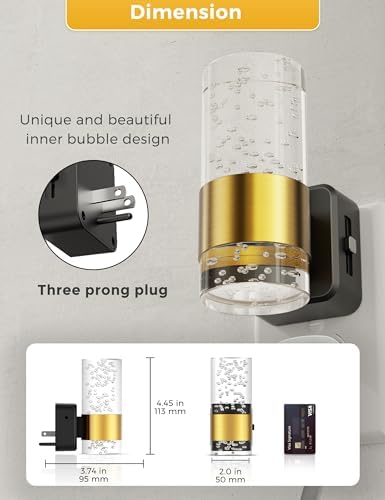 L LOHAS LED Night Light, Decorative Night Lights Plug into Wall - Image 6