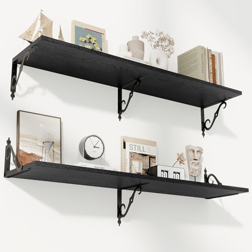 RICHFOCUS 12 Inch Deep Floating Shelves by RICHFOCUS
