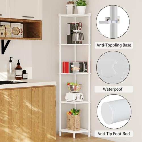 SUNMORY 5 Tier Corner Shelf - Image 3