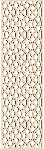 Resort Decorative Pierced Fretwork Wood Wall Panels, 23 3/8"W x 59 3/8"H x 1/4"T by EkenaMillwork