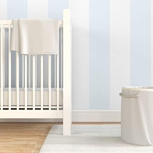 Spoonflower Stripe Soft Colors Peel and Stick Removable Wallpaper - Image 6