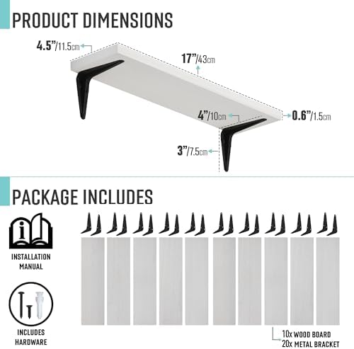 Wallniture Arras Wood Floating Shelves - Image 3