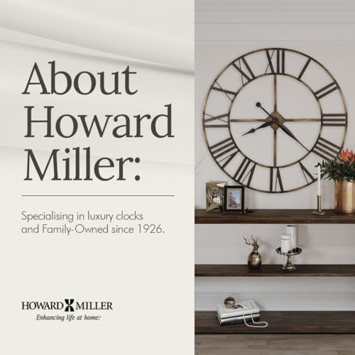 Howard Miller Paulina Wall Clock – Wrought Iron Frame, Roman Numeral Dial - Image 6
