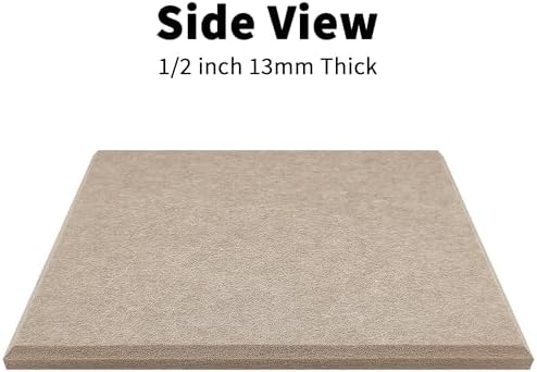 1/2'' Thick Felt Bulletin Board Squares, Dartboard Wall Protector - Image 3