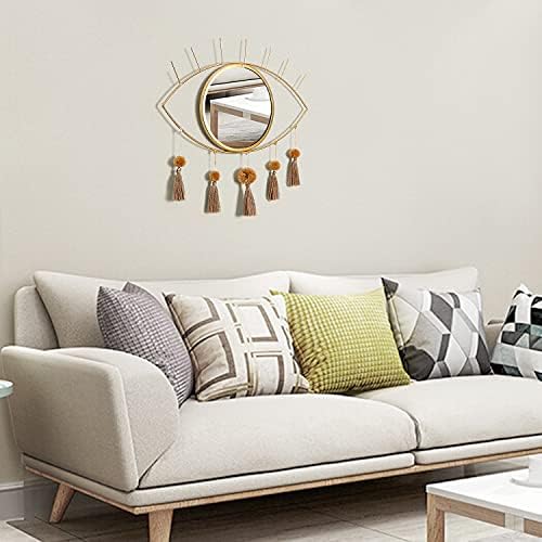 Evil Eye Wall Mirror Boho Gold Mirrors Decorative Metal Mirror - Image 6