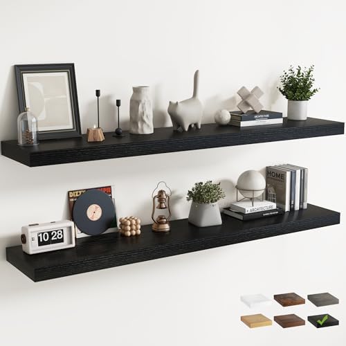 72 Inch Floating Shelves for Wall by Marsmiles