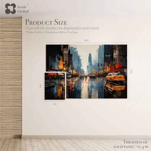 Soon Global Acoustic Wall Panels, Art Acoustic Panels, Urban Pulse - Image 2