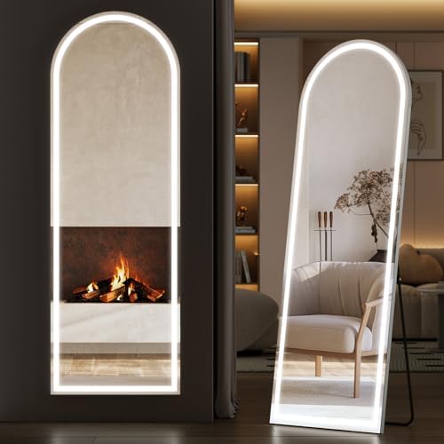 Sweetcrispy LED Arched Full Length Mirror by Sweetcrispy