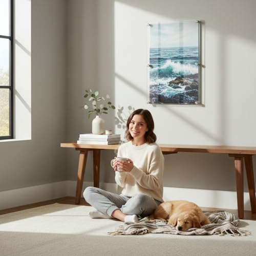 Azar Displays, Floating Acrylic Wall Frame - Image 4