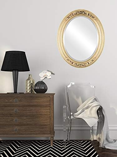 OVALCREST Oval Beveled Wall Mirror - Image 3