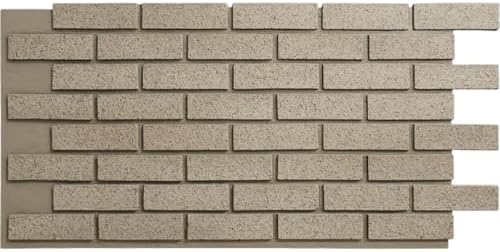 EverStone Traditional Faux Brick Panel, Sand Color by EkenaMillwork
