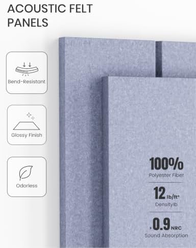 Fluxynara 36" x 24" Large Felt Bulletin Board，Lavender - Image 5