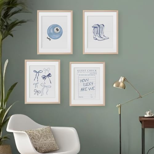 Coastal Cowgirl Posters, Coquette Blue Bow Room Decor, Light Blue Preppy - Image 6