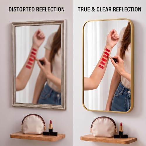 2-Pack 20X30 Inch Bathroom Mirror, Rectangle Aluminum Frame Mirror Anti-Rust - Image 4