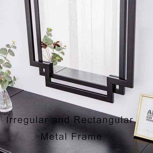 Large Black Mirror for Wall Decor - Image 3