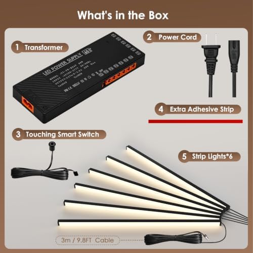 Slat Wall Lights for Wood Panel-6PCS LED Recessed Lighting Kit - Image 3