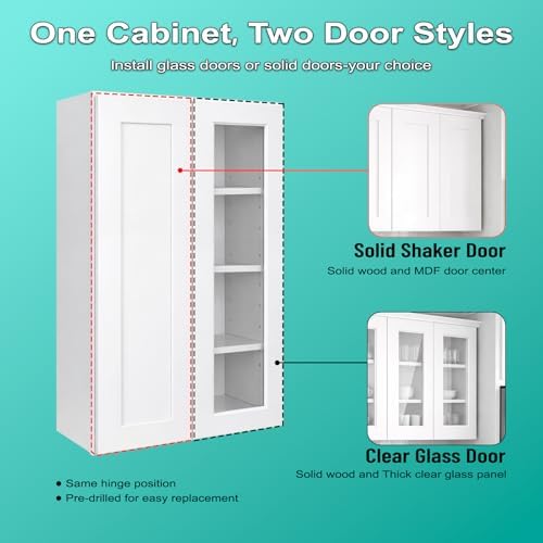 Lierees 30"W Kitchen Wall Cabinet - Image 4