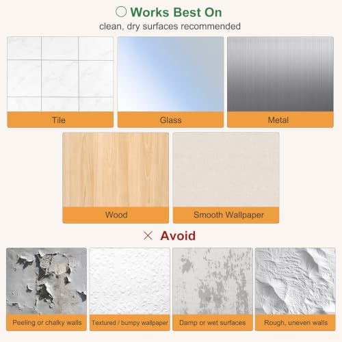 brisafe 1pc No-Nail Self-Adhesive Wall NanoMirror, 31 x 47 in - Image 5