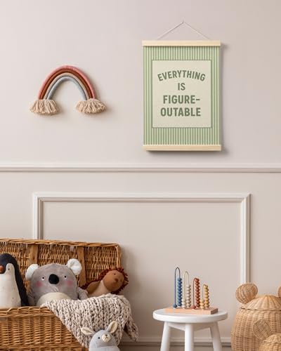 FGFK Everything Is Figureoutable Positive Affirmations Wall Art Poster Hanger - Image 6