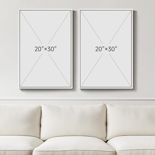 Large Framed Blue Gold Abstract Canvas Wall Art Decor Set of 2, 24x30 In - Image 3