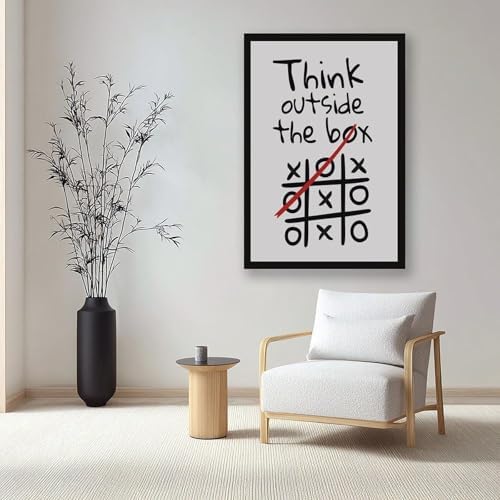BAOGELI Think Outside The Box Poster Motivational Quotes - Image 7