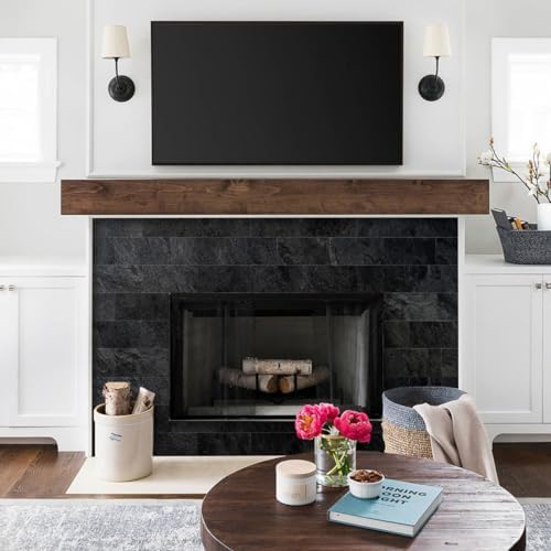 AULIGET 3" x 6" Black Peel and Stick Backsplash Wall Tiles, PVC Slate Stick on - Image 6