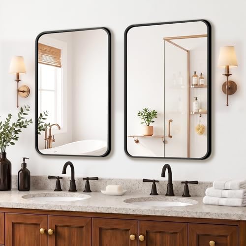 FICTOR Bathroom Mirror for Over Sink, 2 Pack 30"x20" Vanity Mirror by FICTOR