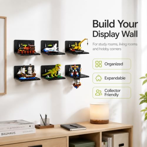 12 PCS Building Blocks Display Shelf Wall Mounted - Image 3