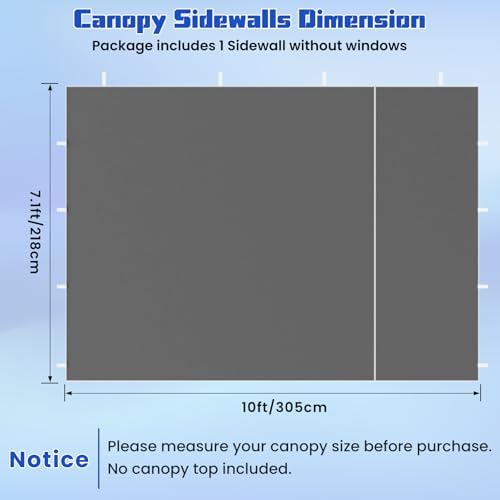 10x10 Canopy Sidewalls, Canopy Sidewalls 10x10 - Image 7