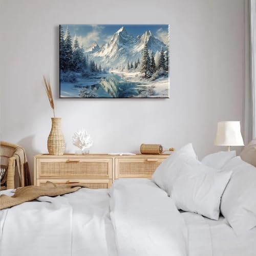 Serene Landscape Canvas Wall Art - Image 3