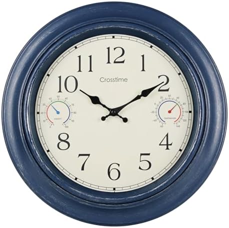Crosstime 18 Inch Large Outdoor Clock by CrosstimeWallClockPracticalElegant