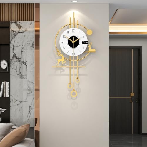 Modern Wall Clocks Battery Operated Silent Clock by CreativeWallClock
