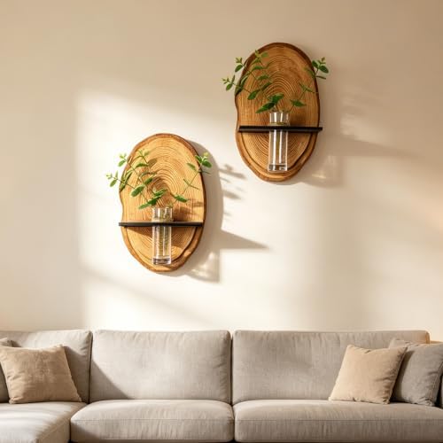 2Pc Multi-Layer Wood Wall Decoration by YOOSART