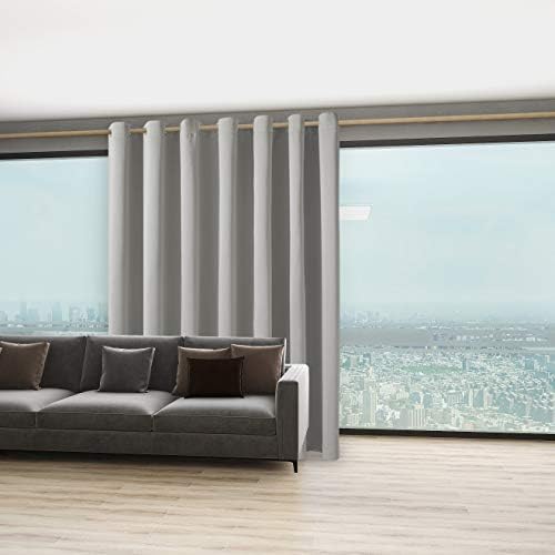 BONZER Room Divider Curtain Total Privacy Wall Extra Wide - Image 6