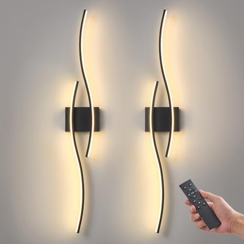 Wireless Wall Sconces Set of Two by Unknown