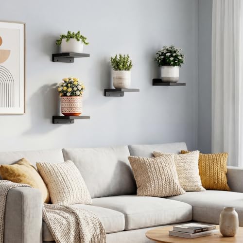 Fixwal Small Floating Shelves for Wall Decor - Image 2
