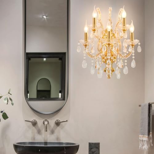YLONG-ZS Large Modern Crystal Wall Lights - Image 4
