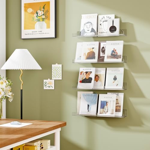 Dooiclear 4 Pack Floating Shelves - Image 6