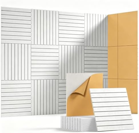 Waister Soundproof Wall Panels, 0.47 Inch Thick High Density-White by Waister