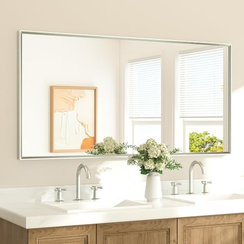 TETOTE Brushed Nickel Vanity Mirror by TETOTE