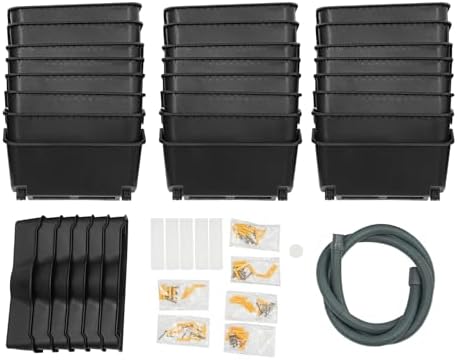 Stackable Garden Planter, 24 Pack Hanging Wall Flower Pot - Image 7