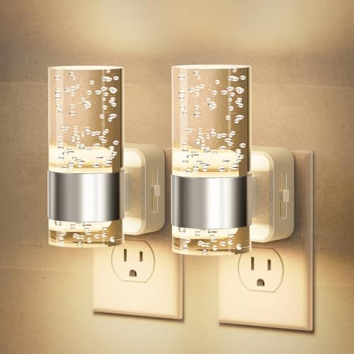 JandCase Night Light, Night Lights Plug into Wall, 2 Pack 3000K Warm White by JandCase