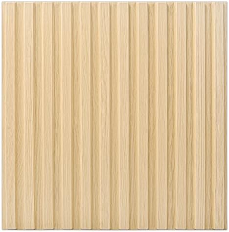 Art3d 3D Fluted Textured Slat Wall Panels, 19.7 x 19.7 in - Image 2
