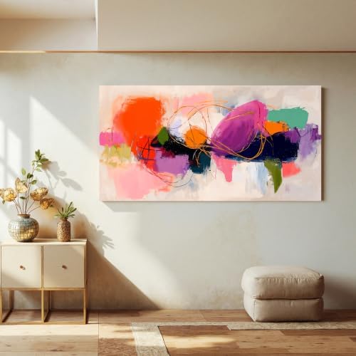 Tsomzxng Colorful Graffiti Large Abstract Wall Art - Image 4